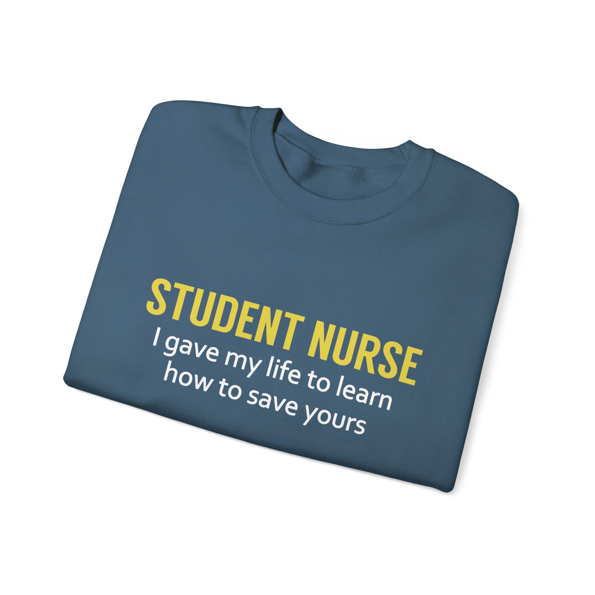 Sweat-shirt unisexe étudiant infirmière 