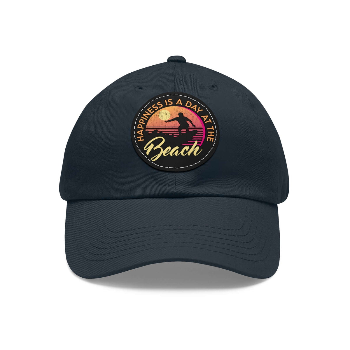 Dad Hat with Leather Patch (Round) - RC’nSONS