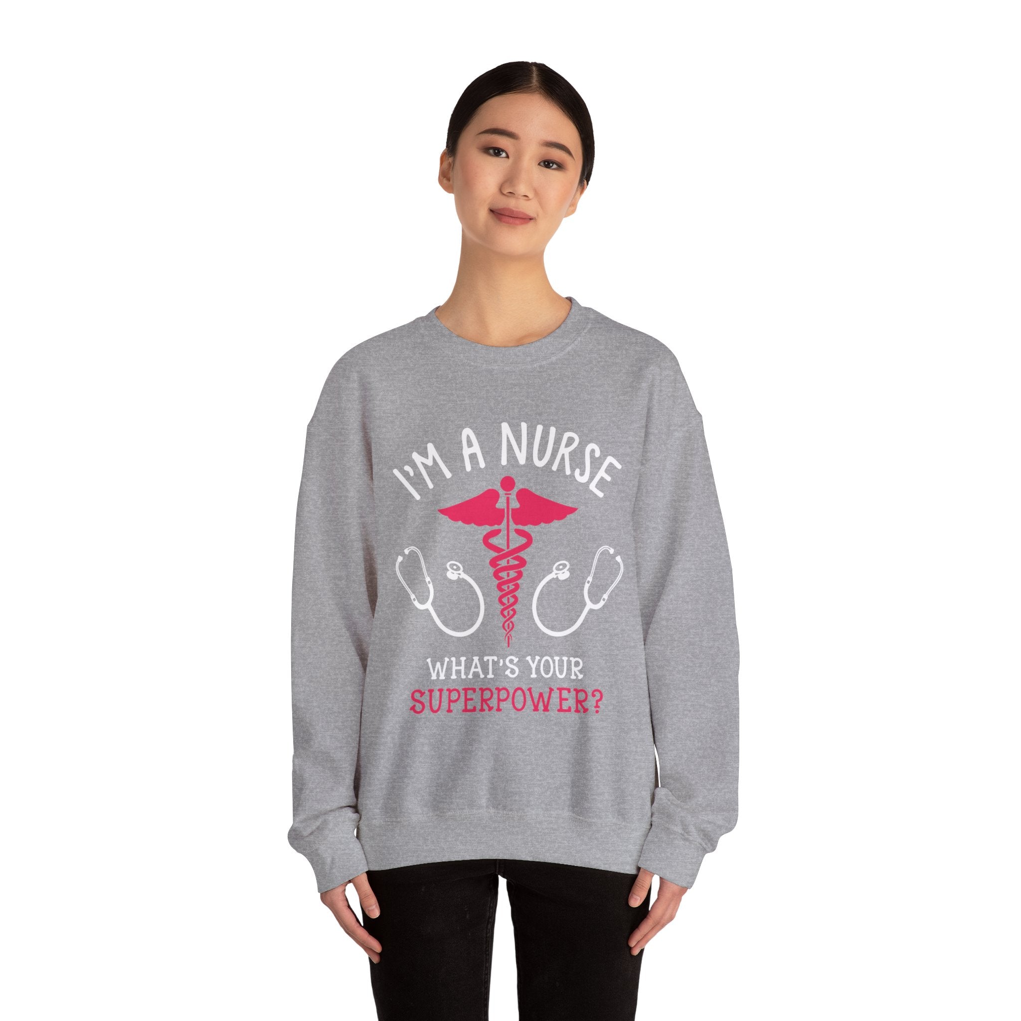 Je suis un sweat-shirt unisexe infirmière 