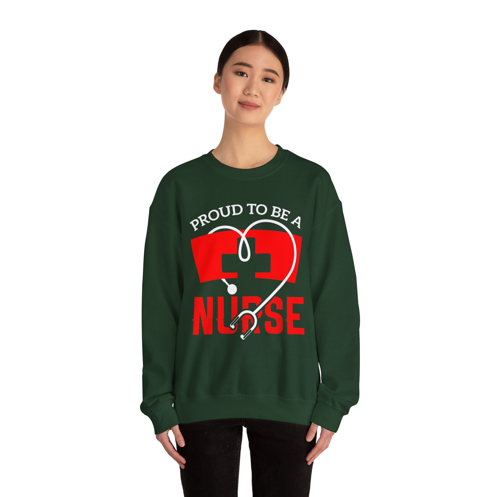 Fier d’être un sweat-shirt unisexe infirmière 