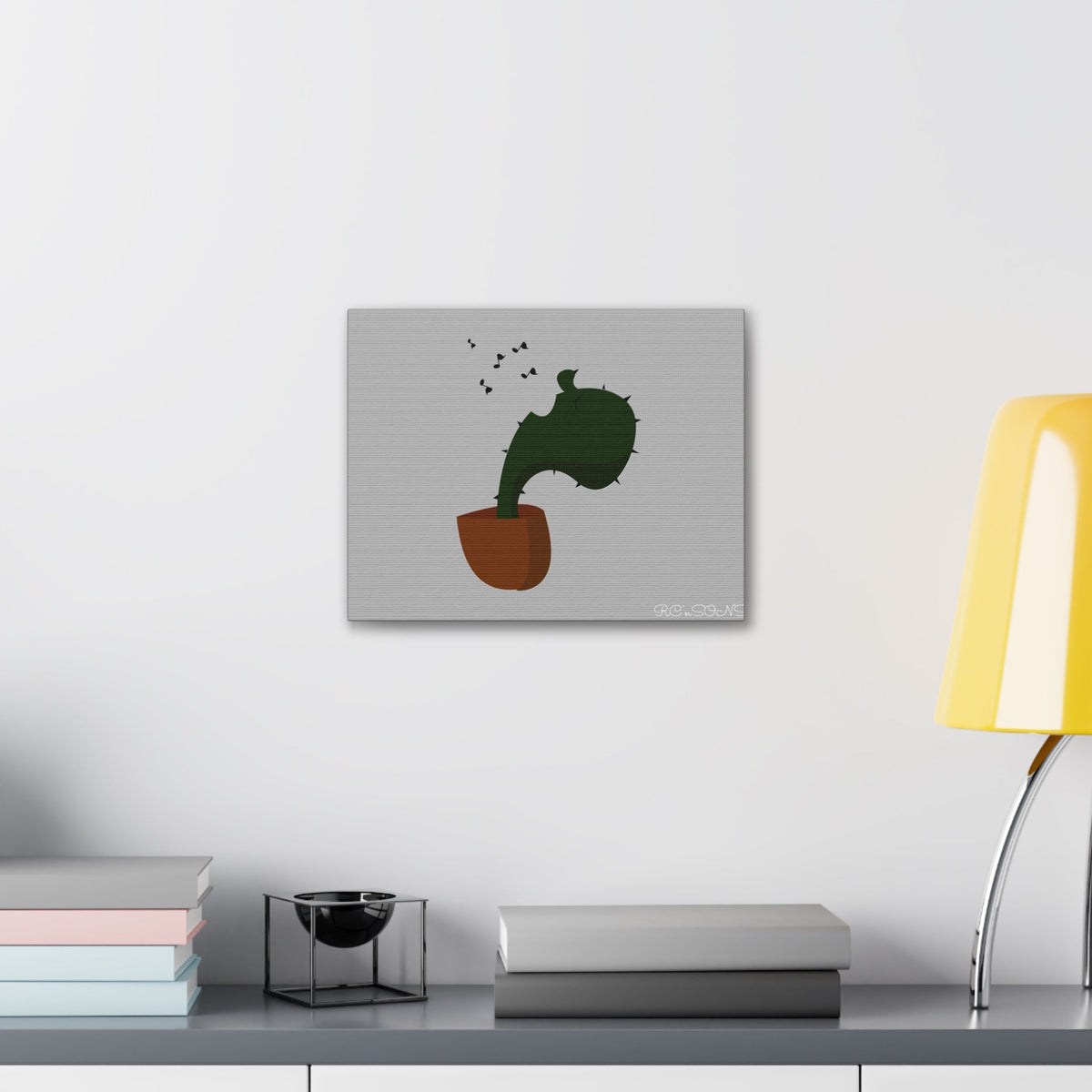 Cactus Design Wall Decor Printify