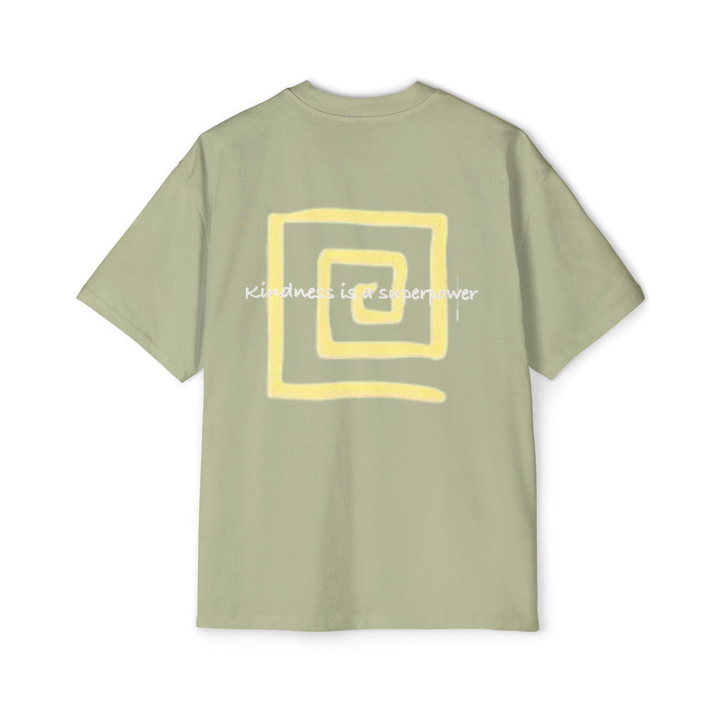 Oversized Tee - Kindness is a Super Power Graphic Design Shirt for Men Printify