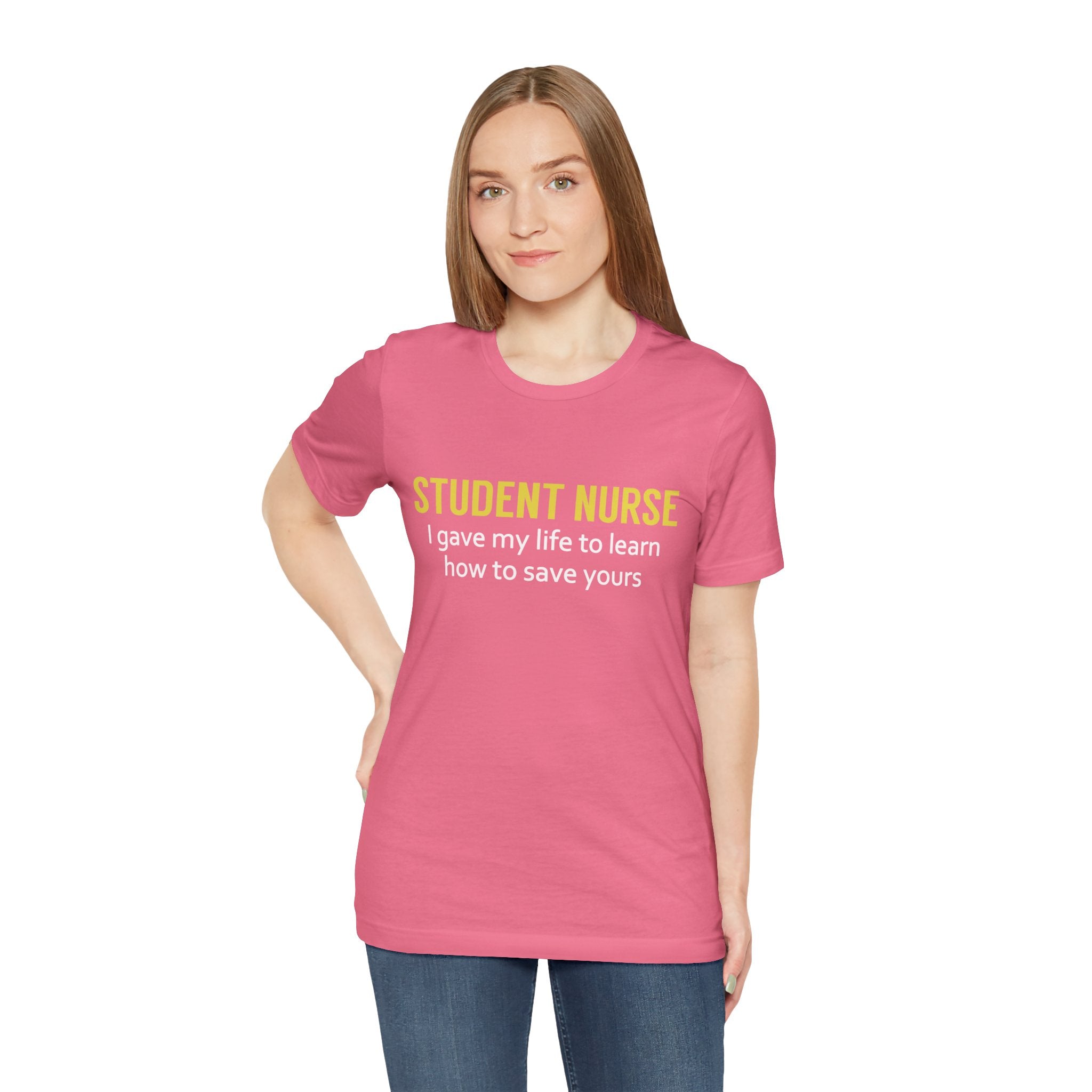 Tee-shirt unisexe infirmière étudiante 