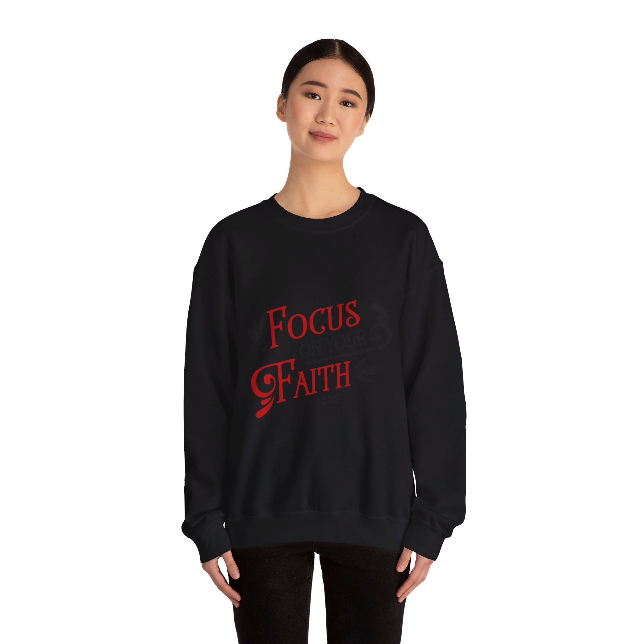Concentrez-vous sur votre sweat-shirt unisexe foi 