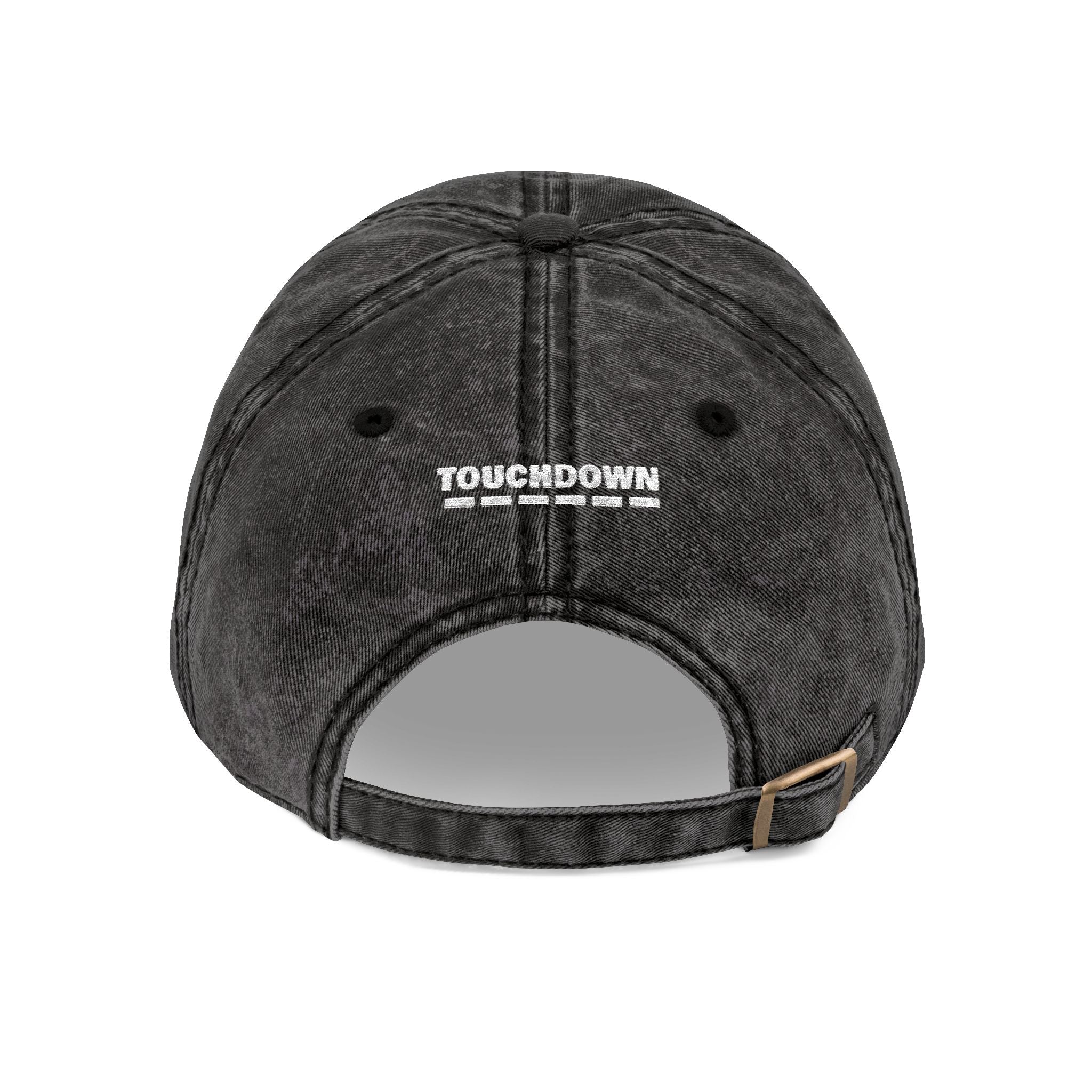 Embroidered Vintage Cap - Touchdown Sports Fan Hat
