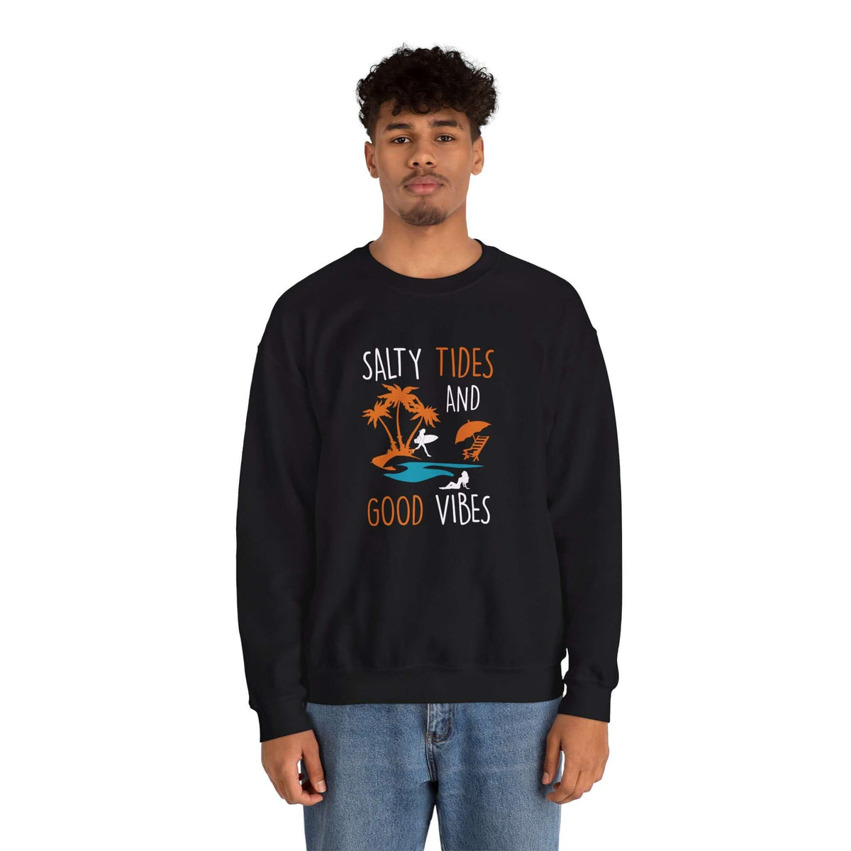 Salty Tides And Good Vibes Unisex Sweatshirt - RC’nSONS