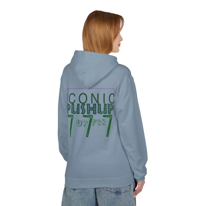 Iconic Push-Up Fleece Hoodie - Trendy Unisex Sweatshirt