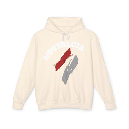 Nostalgia Hoodie: Unisex Lightweight Sweatshirt for Cool Days, Casual Wear, Gift for Friends, Retro Aesthetic, Perfect for Spring Printify