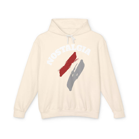 Nostalgia Hoodie: Unisex Lightweight Sweatshirt for Cool Days, Casual Wear, Gift for Friends, Retro Aesthetic, Perfect for Spring Printify