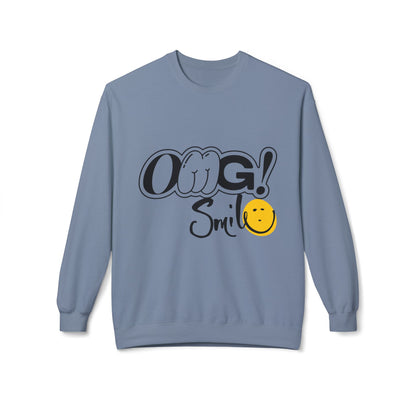 OMG!Smile Softstyle  Crewneck Sweatshirt