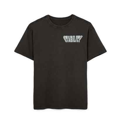 Oversize Tee Stability Acid Washed Men's Shirt