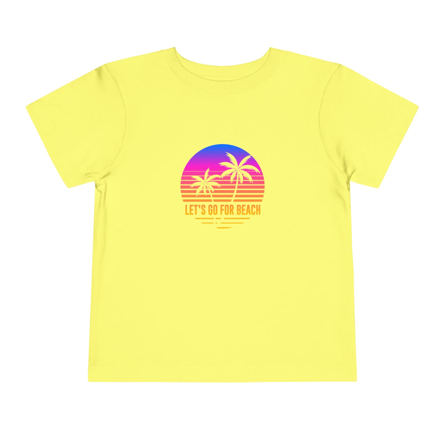T-shirt Allons-y pour la plage pour tout-petit 