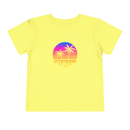 T-shirt Allons-y pour la plage pour tout-petit 