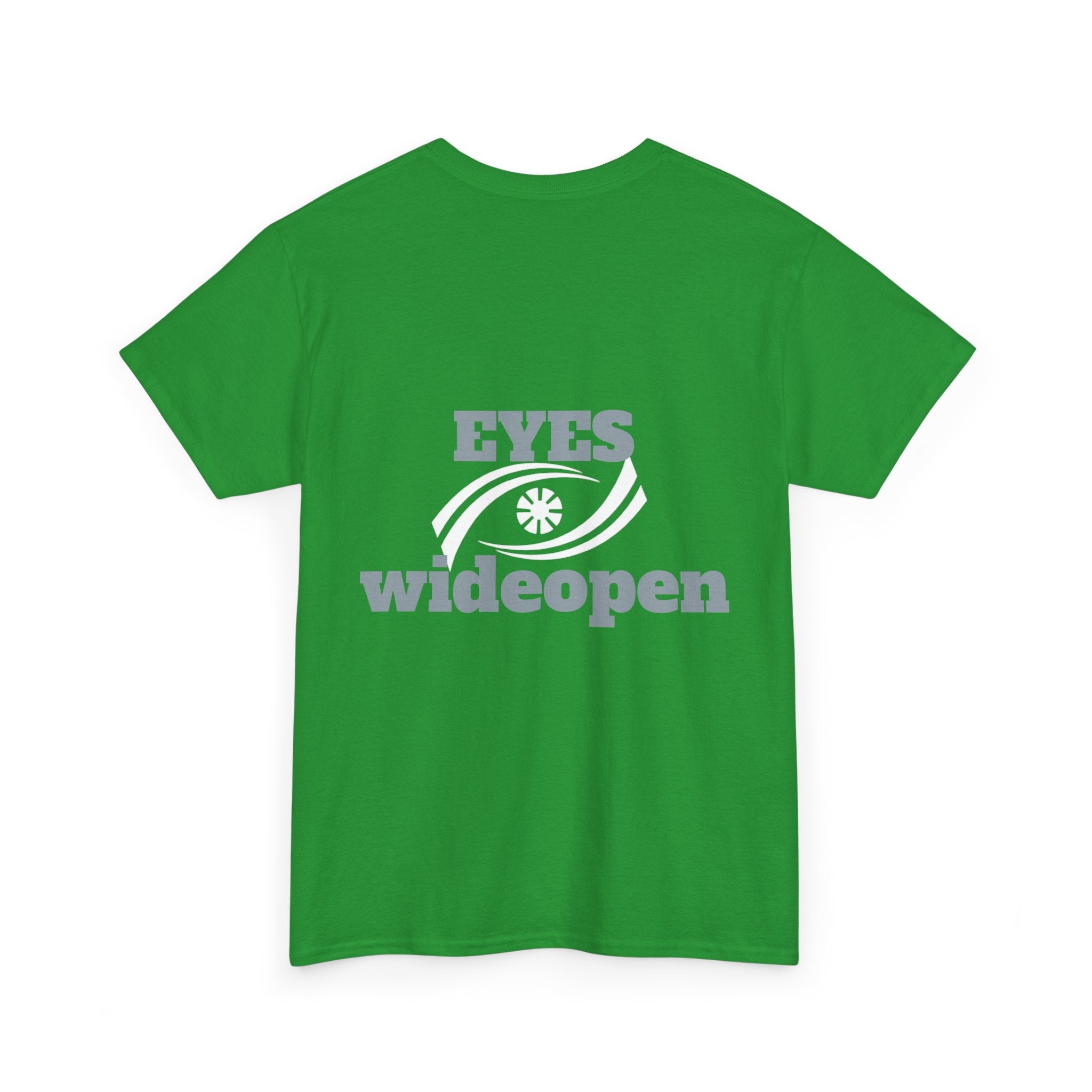 Eyes Wide Open Unisex Heavy Cotton Tee | Everyday Wear, Gift for Dreamers, Casual Shirt, Inspirational Apparel, Unisex T-Shirt Printify