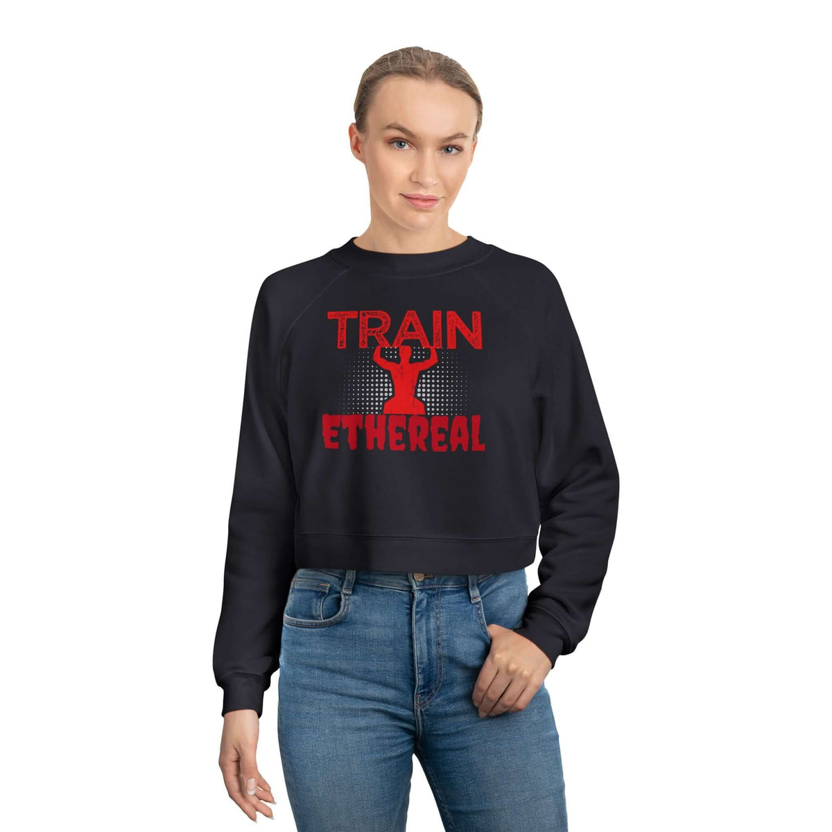 Cropped Pullover - Train Ethereal Design