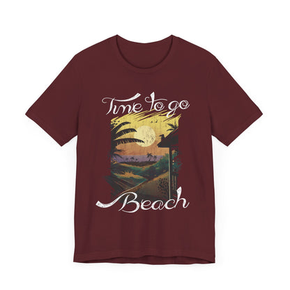 Il est temps d’aller à la plage Tee-shirt unisexe 
