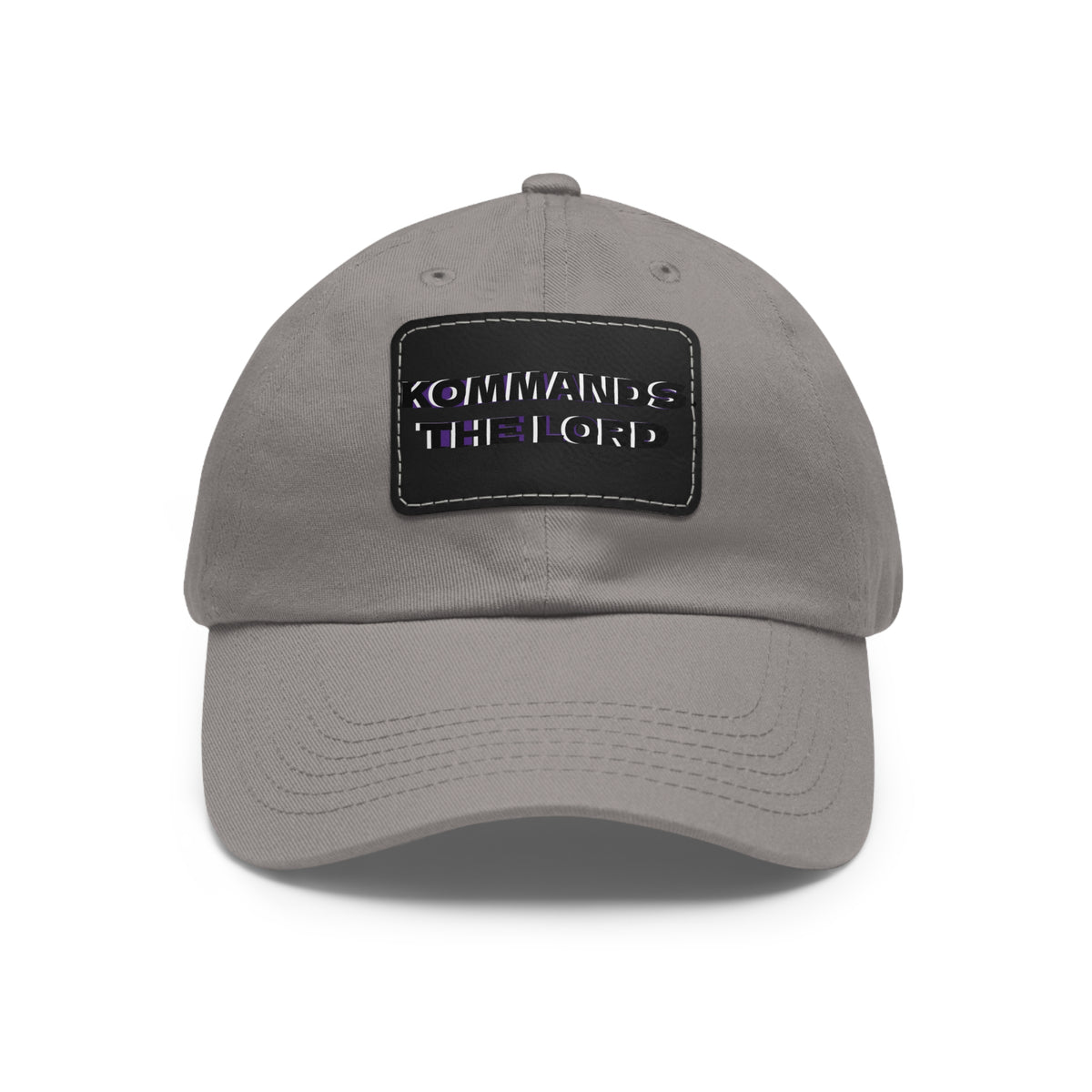 Dad Hat - Kommands The Lord Leather Patch Cap