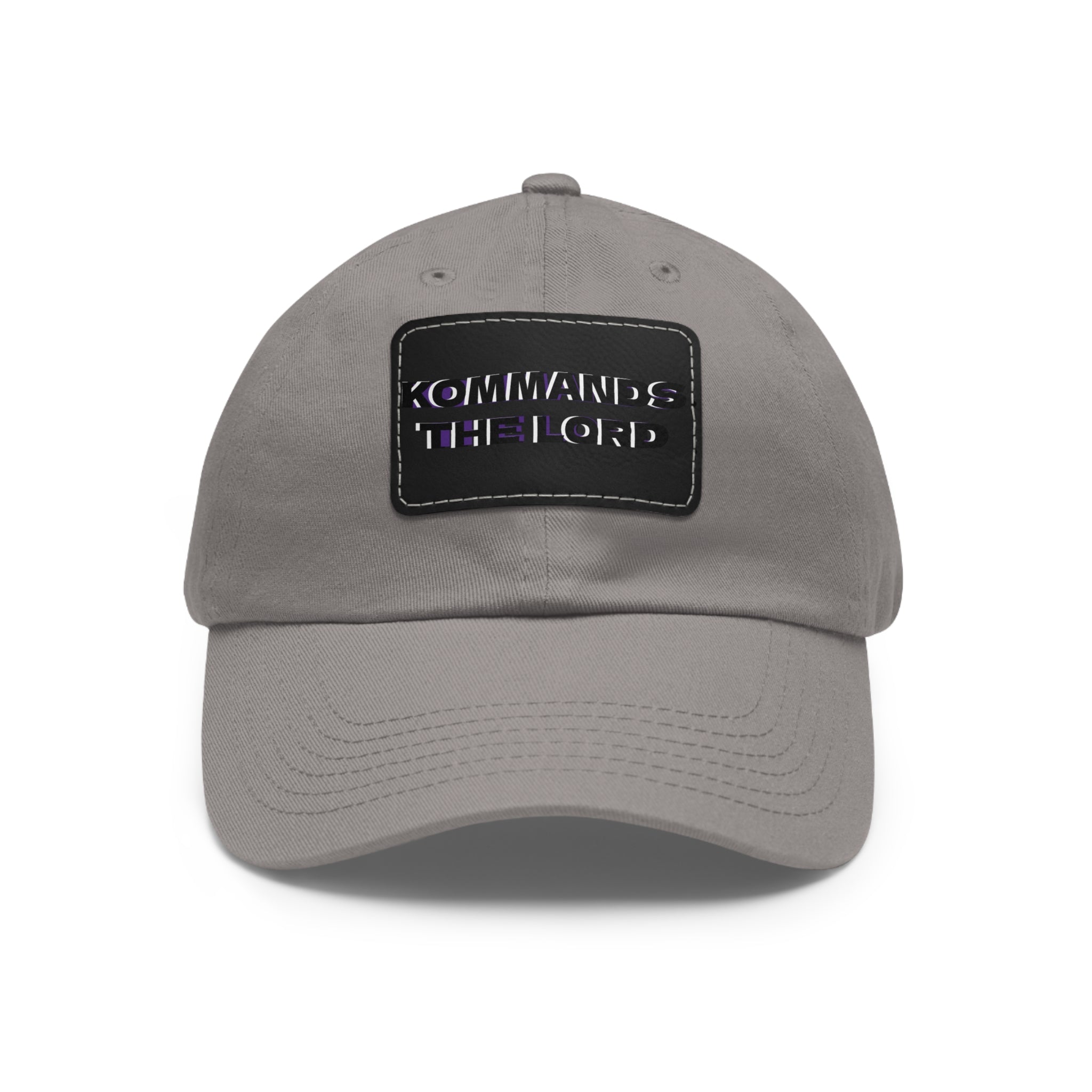 Dad Hat - Kommands The Lord Leather Patch Cap