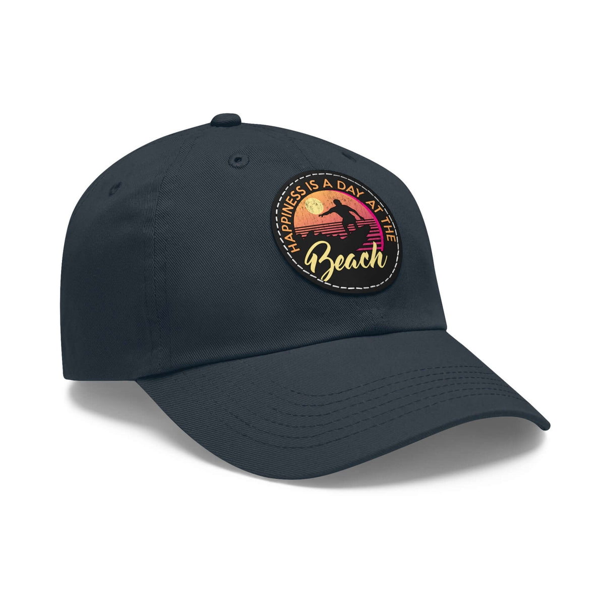 Dad Hat with Leather Patch (Round) - RC’nSONS