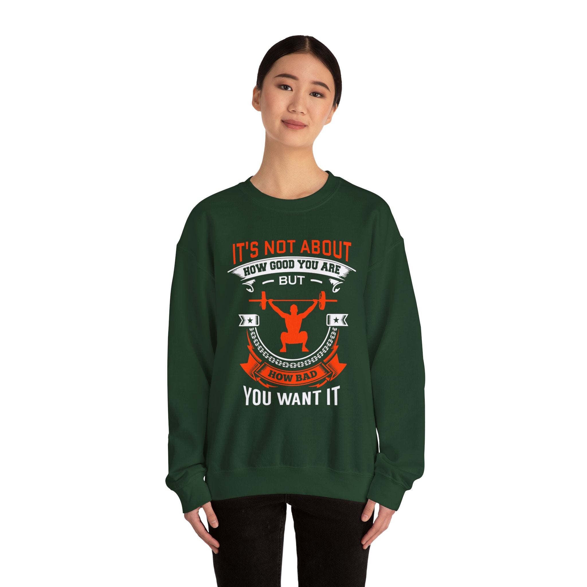 Il ne s’agit pas de savoir à quel point vous êtes bon Sweatshirt unisexe 