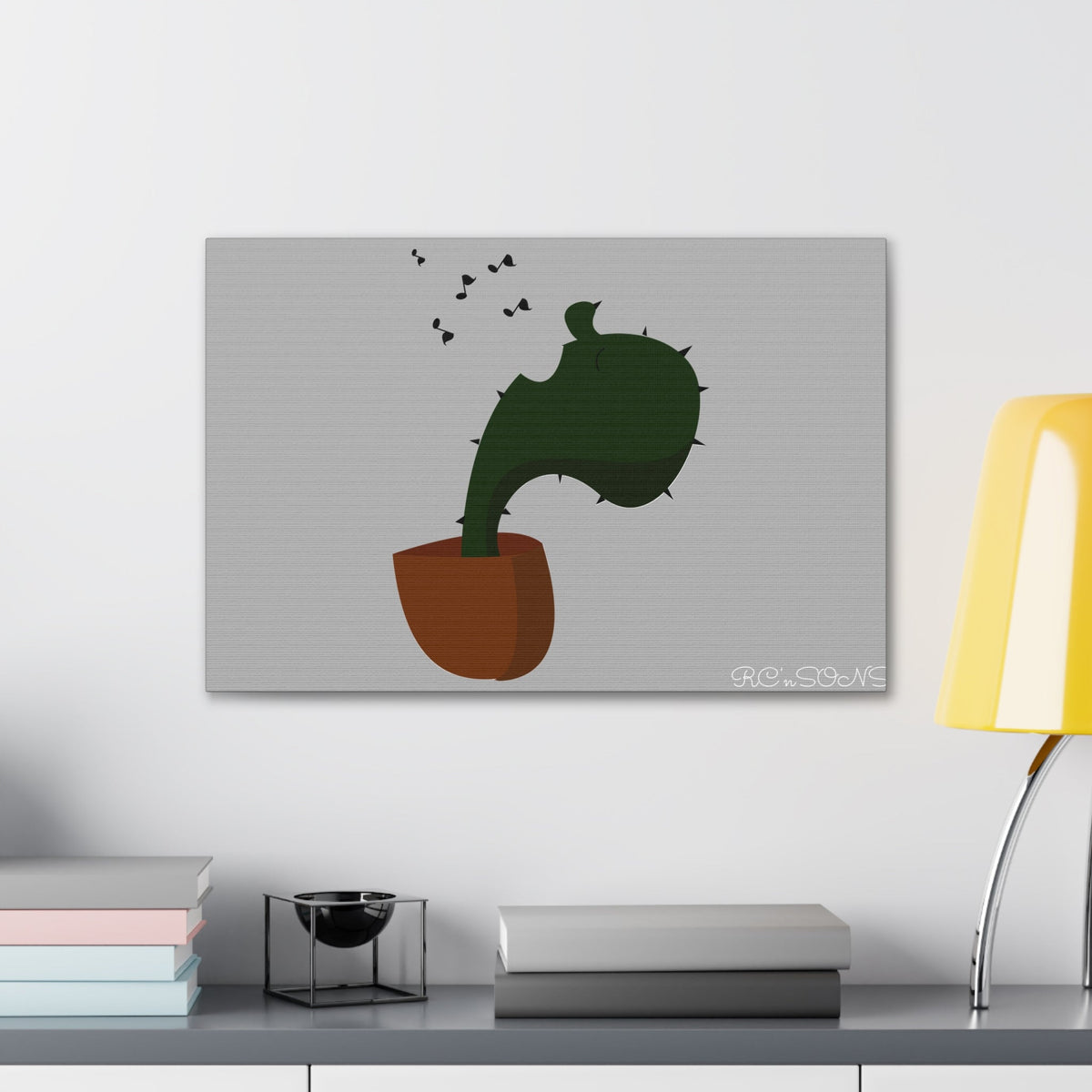 Cactus Design Wall Decor Printify