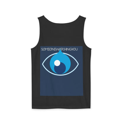 Tank Top Watching You Unisex Garment-Dyed