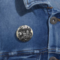 4th of July Pin Button — USA Flag, Eagle & Statue of Liberty Badge