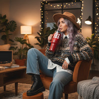 Travel Mug - 'Happy Xmas' Design Printify