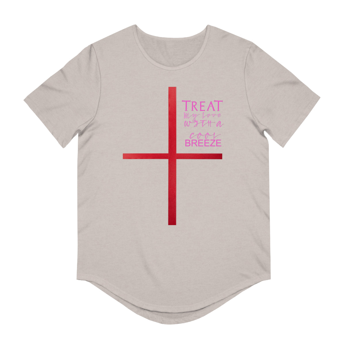 Men's Jersey Curved Hem Tee