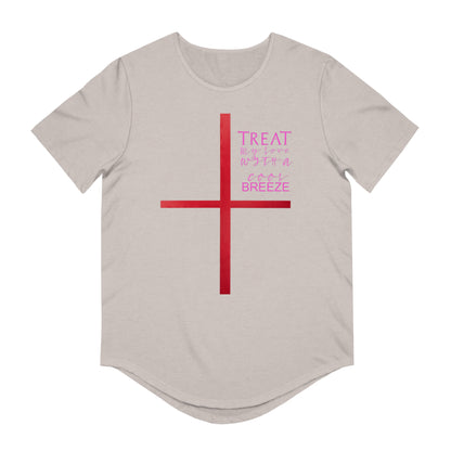 Men's Jersey Curved Hem Tee