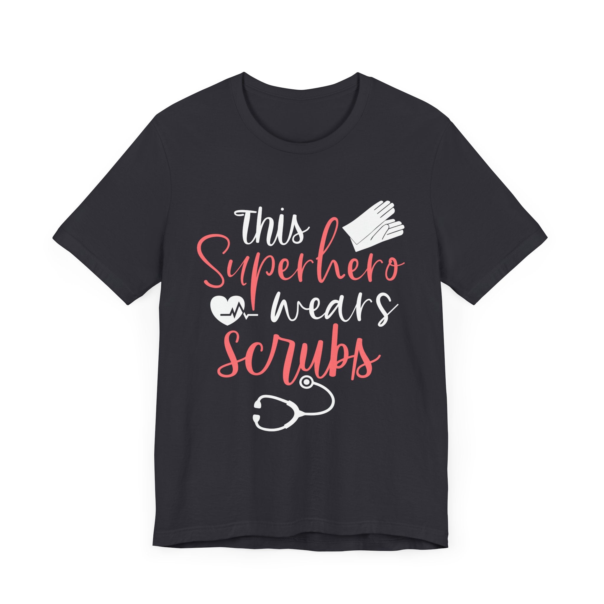 Ce super-héros porte un tee-shirt unisexe Scrubs 