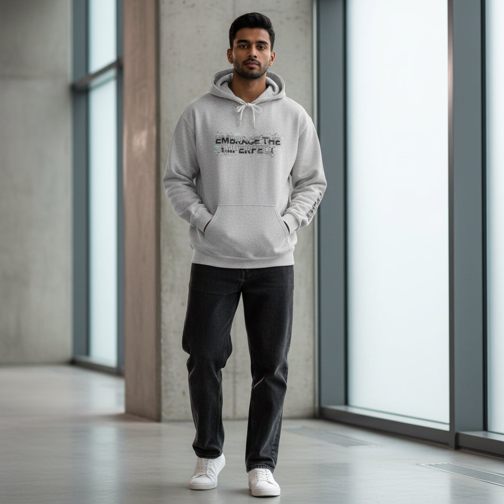 Embrace the Imperfect Hoodie — Inspirational Quote Sweatshirt