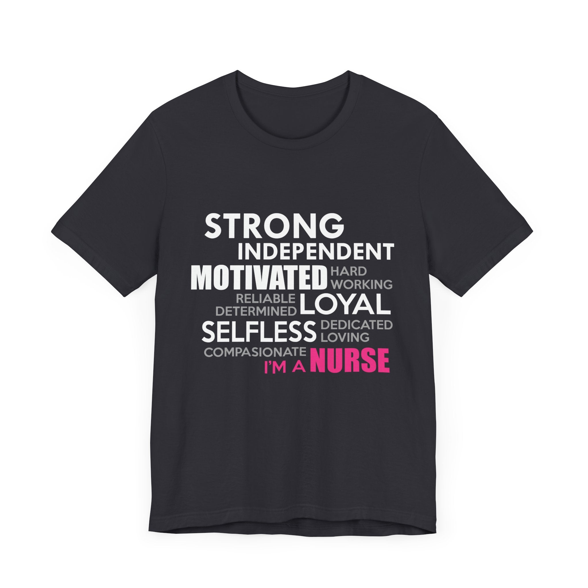 Tee-shirt unisexe fort indépendant, motivé, loyal et désintéressé 