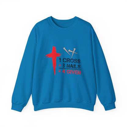 RCNSONS 1 Cross 3 Nails 4 Given Unisex Sweatshirt