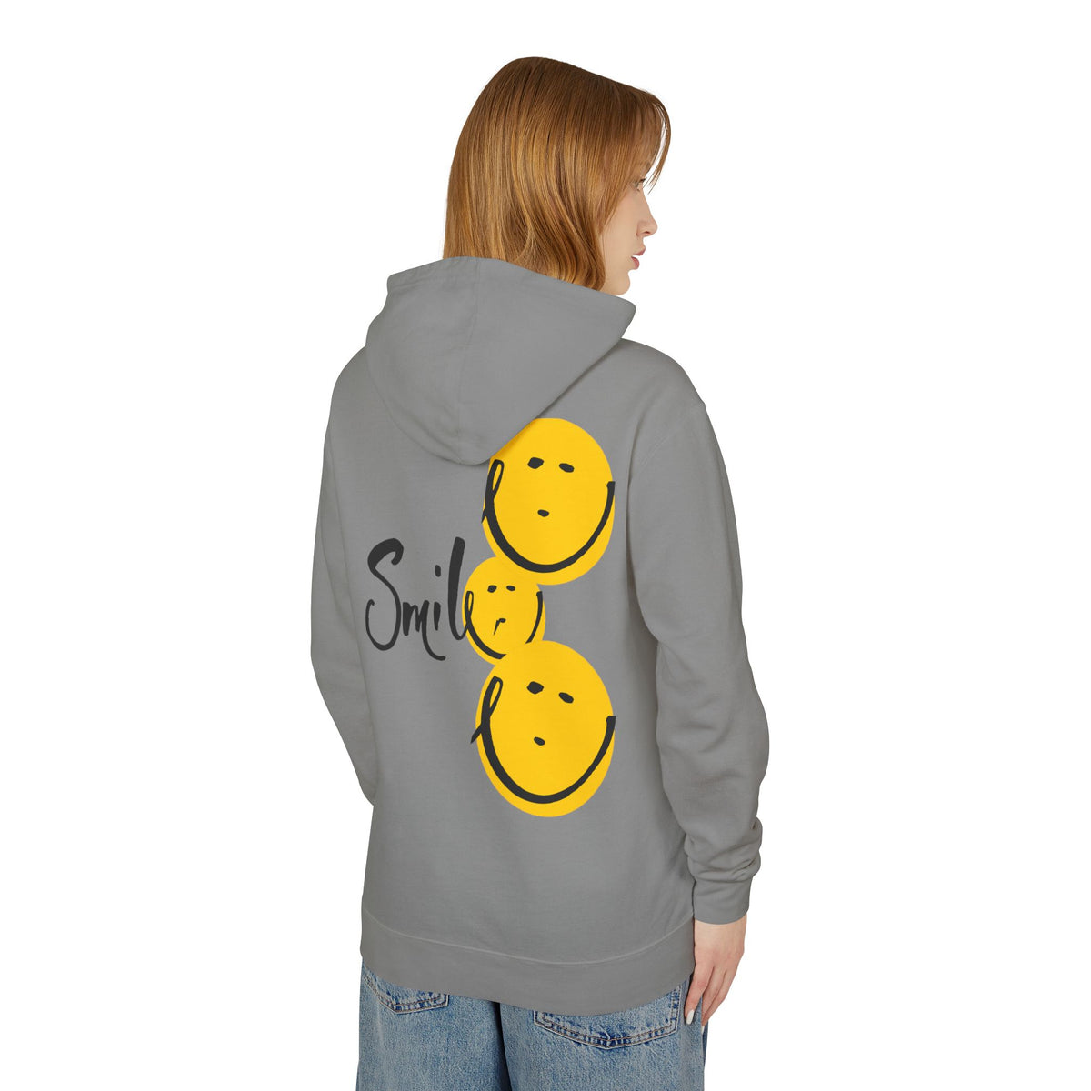 Smile Lightweight Hooded Sweatshirt