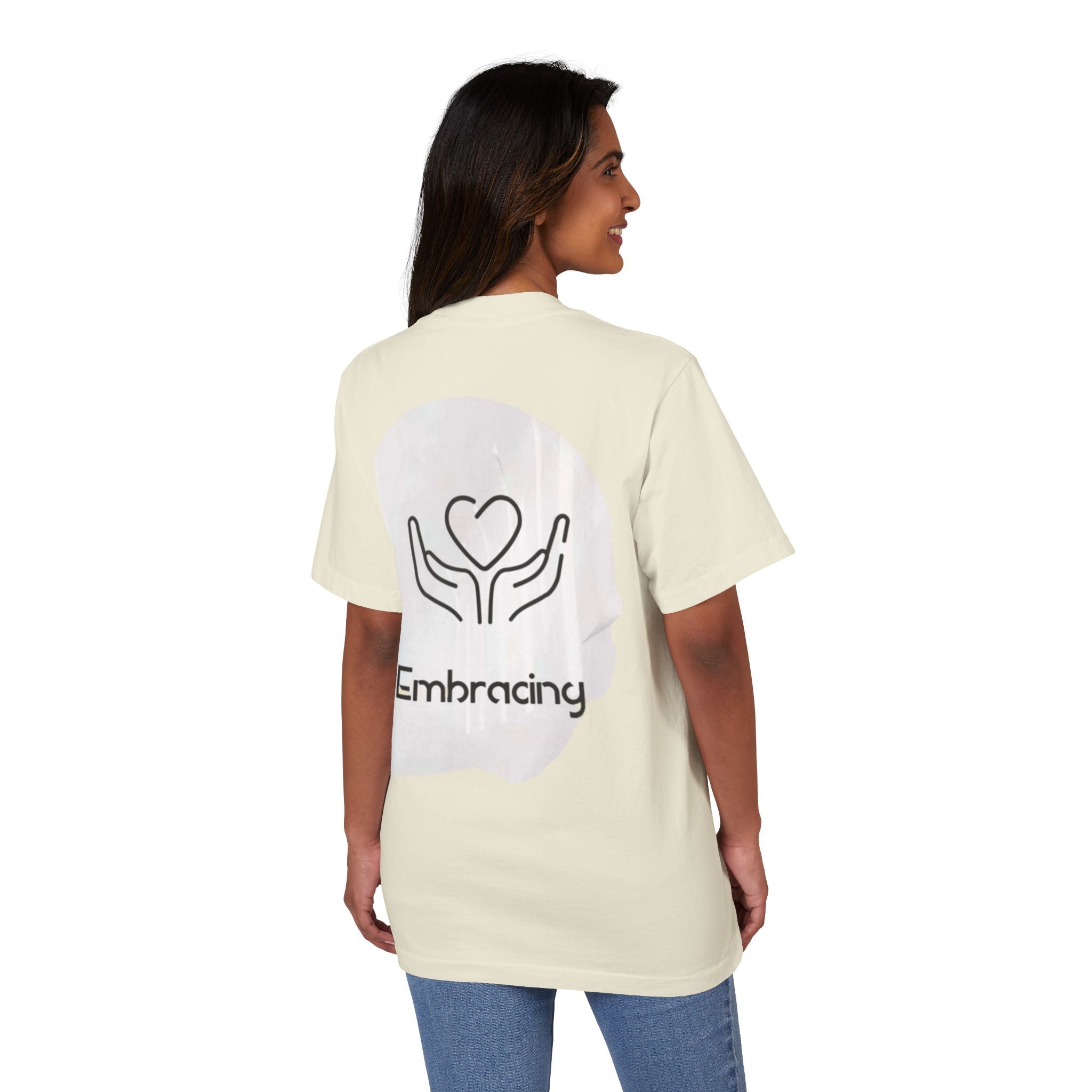 Drop-Shoulder T-Shirt Embracing Design