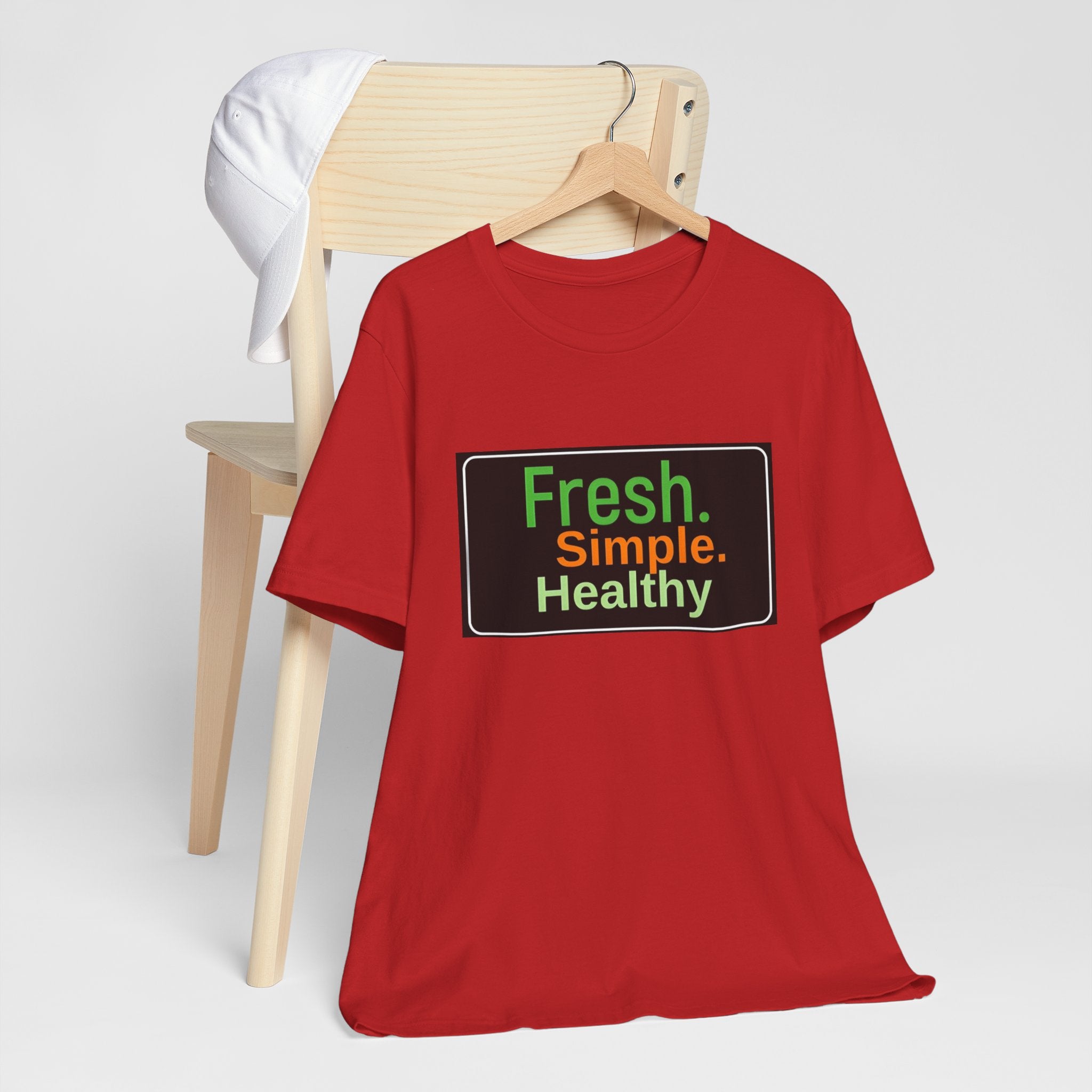 Unisex Fresh Simple Short Sleeve Tee