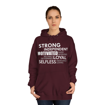 Strong Independent Motivated Unisex Hoodie