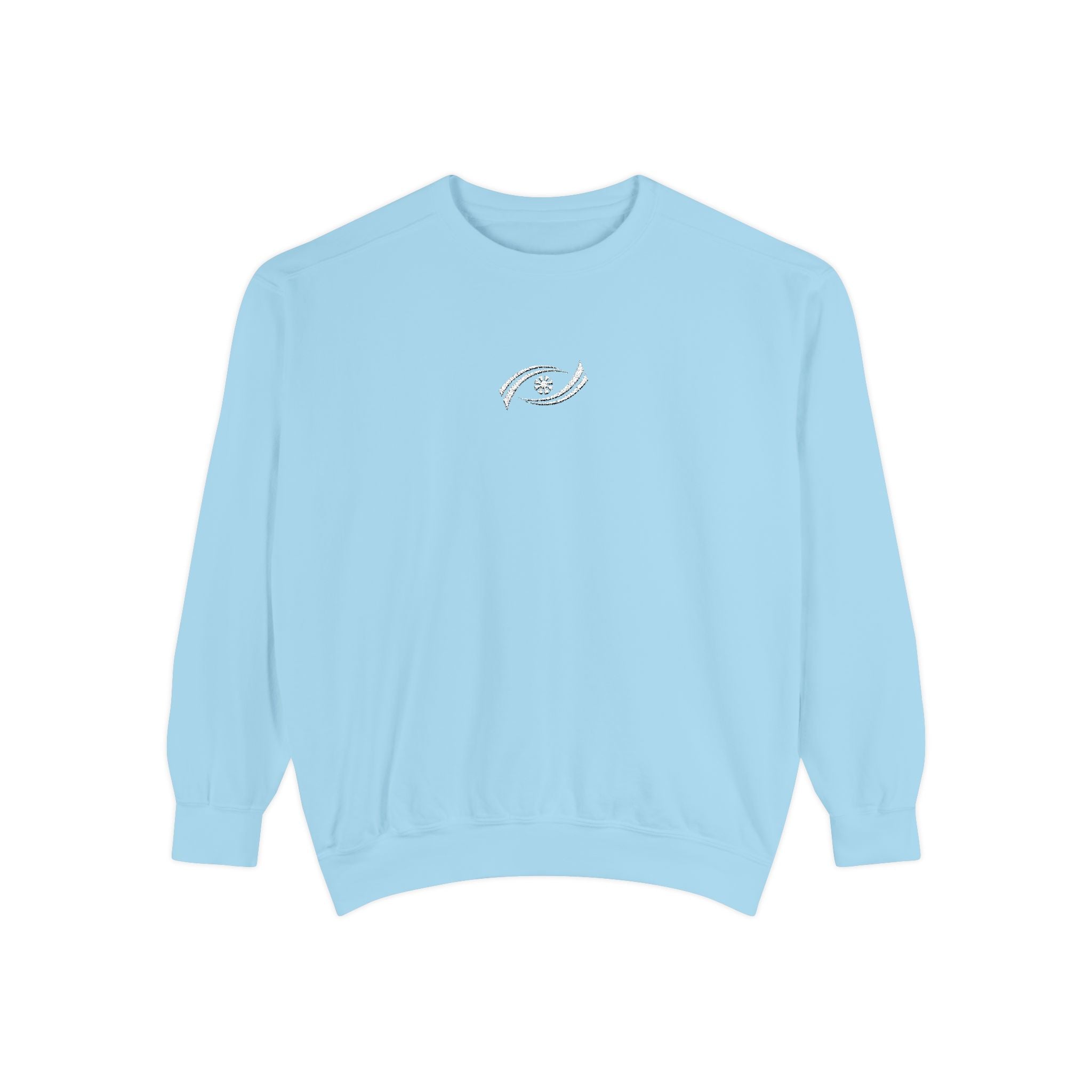 Garment-Dyed Sweatshirt, Cozy Unisex Pullover, Casual Comfortable Sweater, Perfect for Relaxing, Gift Idea for Friends and Family Printify