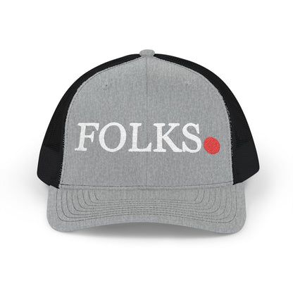 FOLKS Snapback Trucker Cap, Hat, For All Occasions Printify