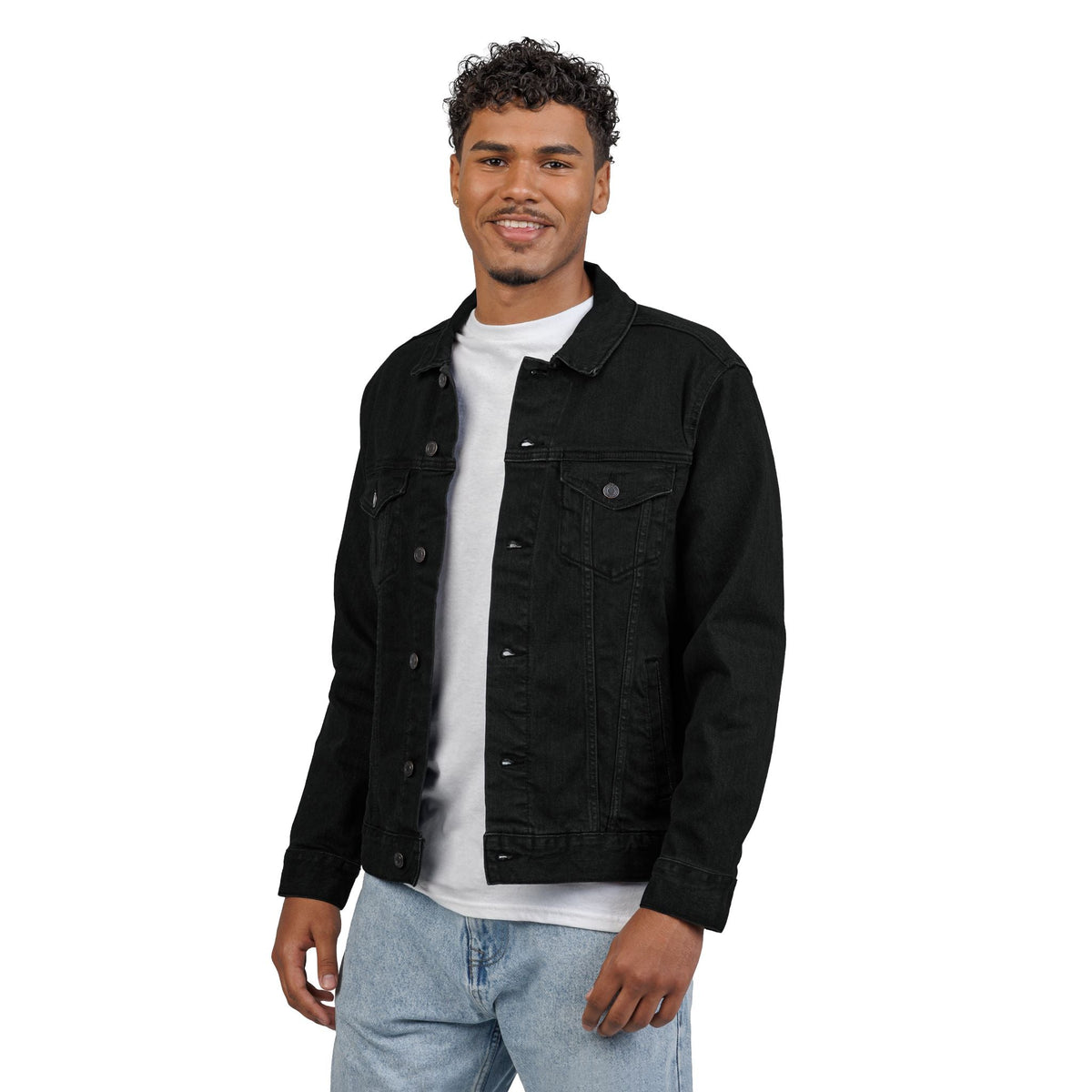 Plain Denim Jacket Printify