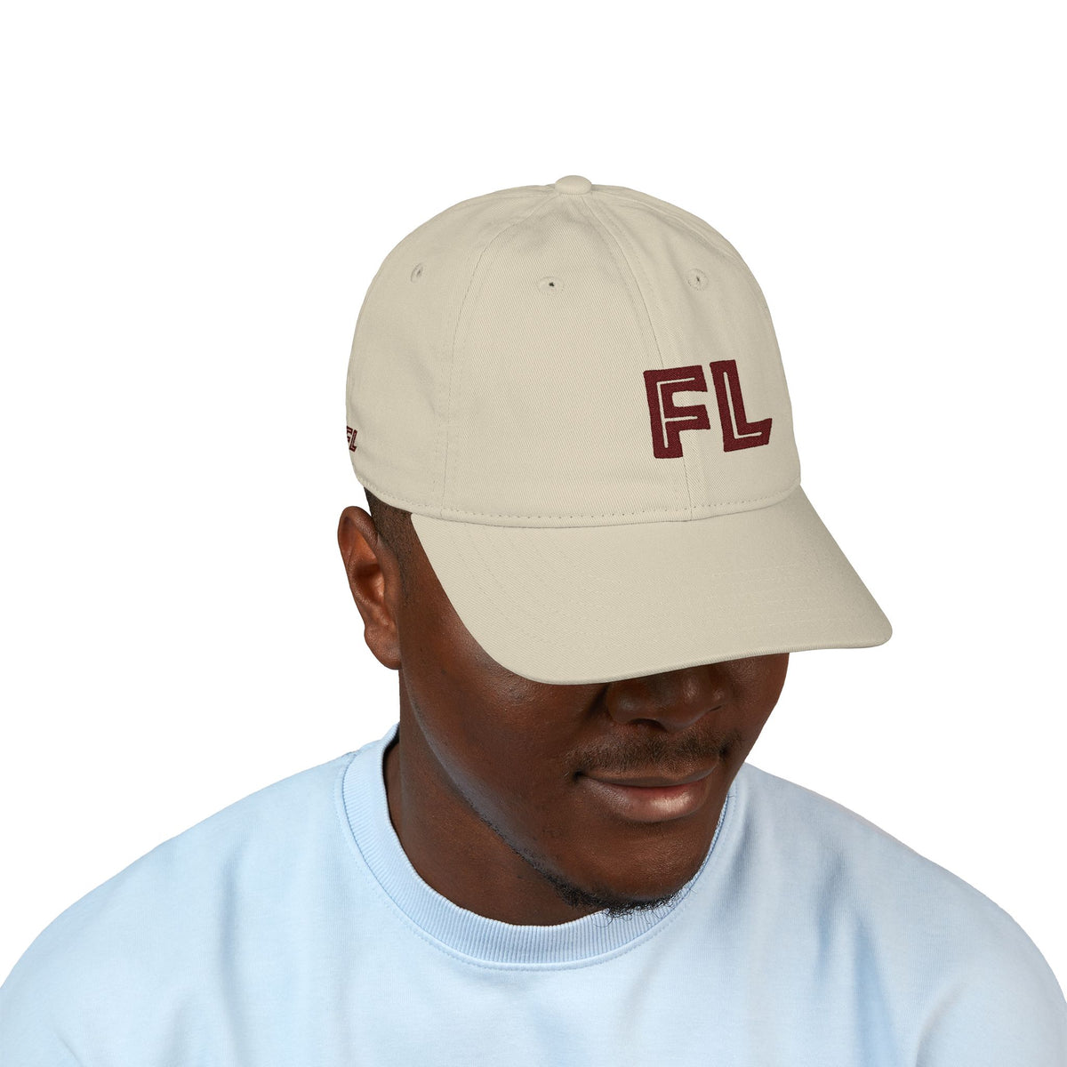 Organic Embroidered Baseball Cap for Nature Lovers, Eco-Friendly Gift, Trendy Outdoor Accessory, Casual Style, Birthday Present