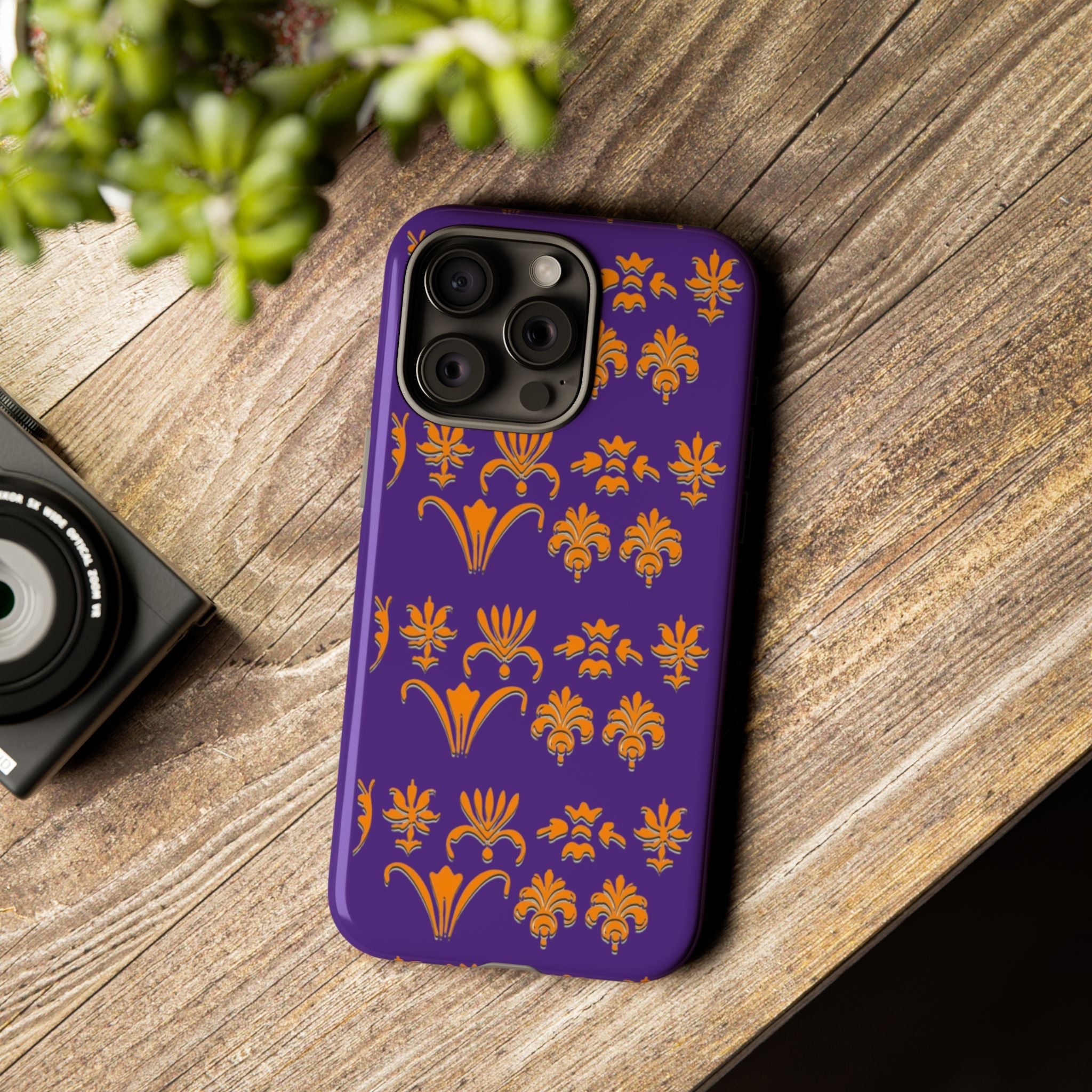 Elegant Floral Phone Case, Tough Phone Cover, Stylish Protector, Floral Print Accessory, Gift for Her, Birthday Present Printify