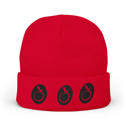 Cozy Embroidered Knit Beanie, Stylish Winter Hat, Customizable Beanie, Gift for Her, Fall Fashion Accessory, Casual Cap