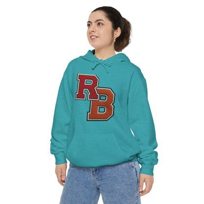 Letterman RB Hoodie — Garment-Dyed Athletic Pullover Printify