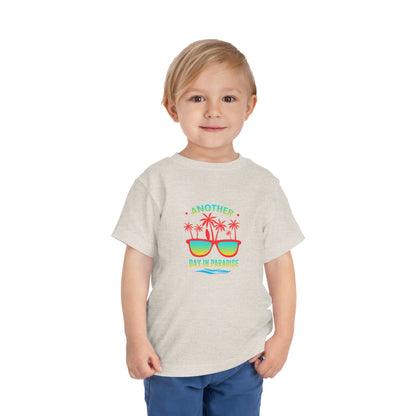 T-shirt pour tout-petits Un autre jour au paradis 