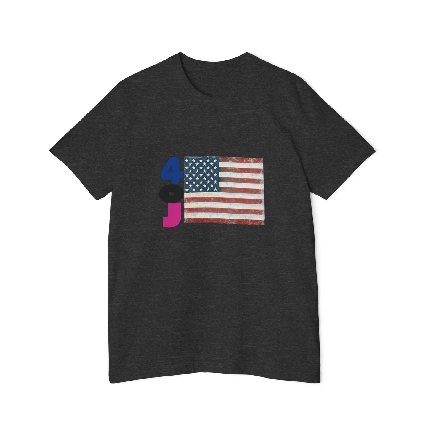 USA Flag Short-Sleeve T-Shirt, Patriotic Tee for Independence Day, Casual Wear, Gift for Veterans, Summer Style Printify