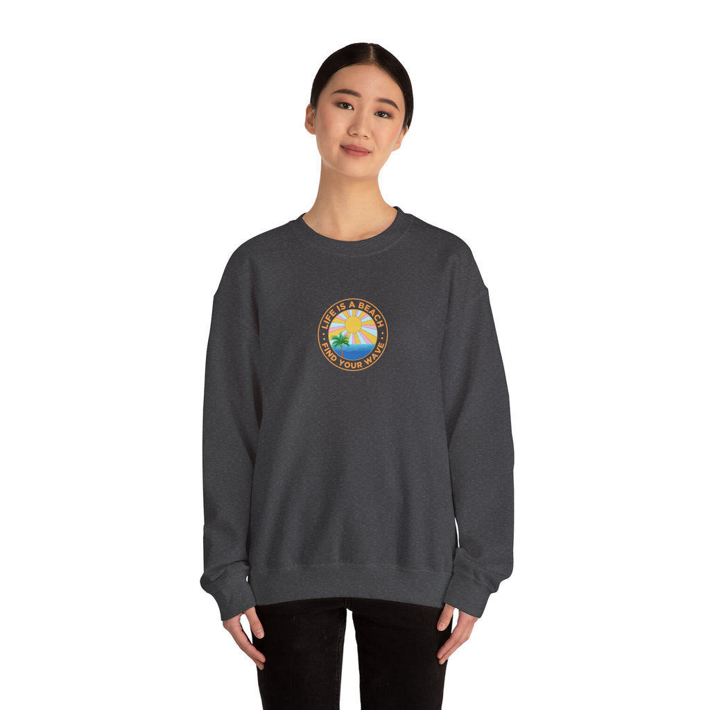 La vie est un sweat-shirt unisexe de plage 