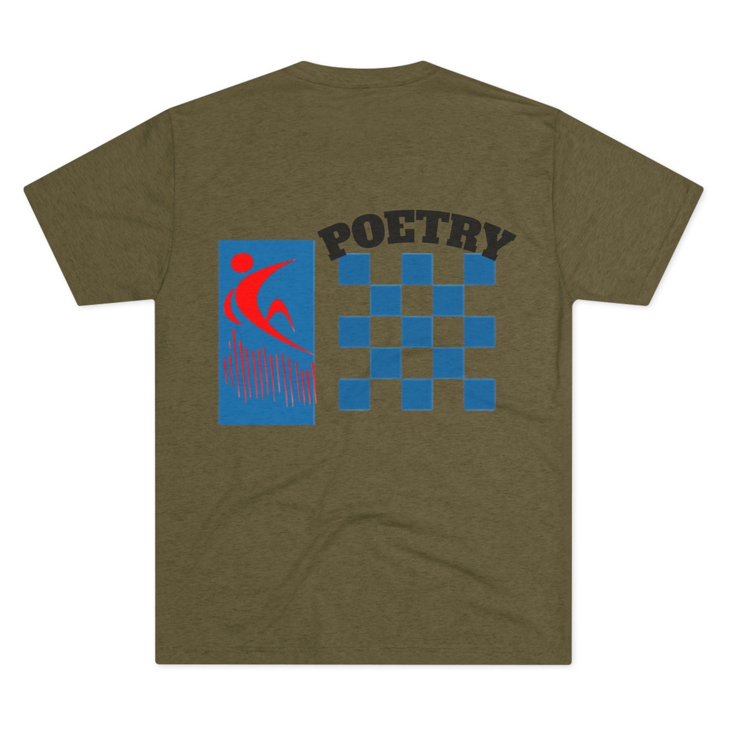 Poetry Inspired Unisex Tri-Blend Crew Tee - Soft Casual Wear for Artistic Souls, Perfect for Poetry Lovers, Gift for Writers, Creative [...] Printify