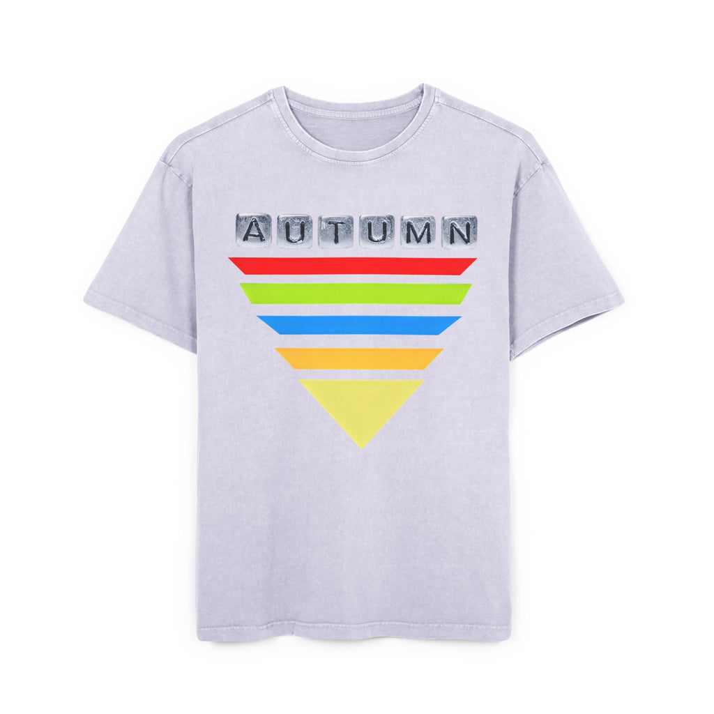 Acid Washed Heavy Oversize Tee-Autumn